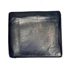 COACH Mens Bi-fold Slim Leather Wallet Black