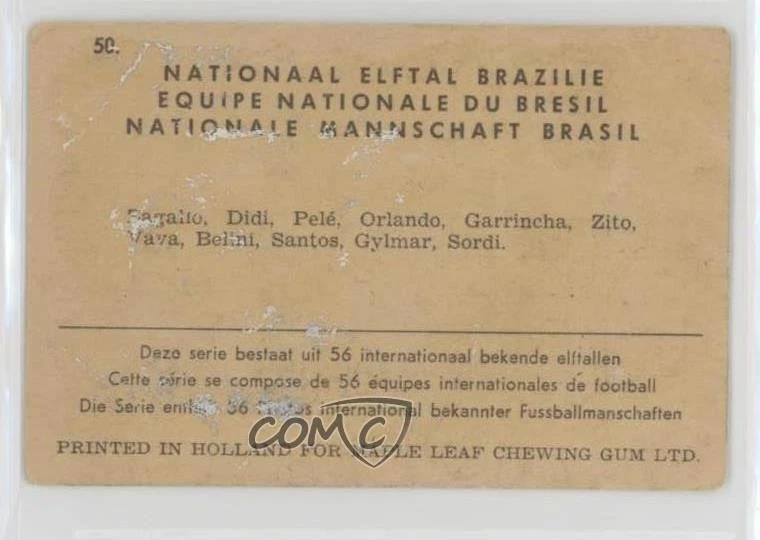 Equipos de fútbol Maple Leaf 1960 Brasil #50 Foto 2 de 2