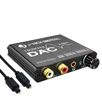 Digital to Analog Audio Converter with Headphone Amplifier & Bass Control by  |