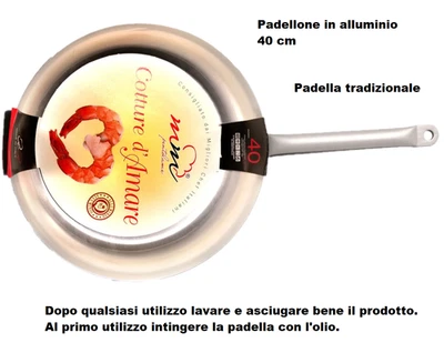 COUPE-PÂTE EN ALUMINIUM 40 CM ANTIADHÉSIVE POUR RESTAURANTS MADE IN ITALY MAMu - Photo 1/3