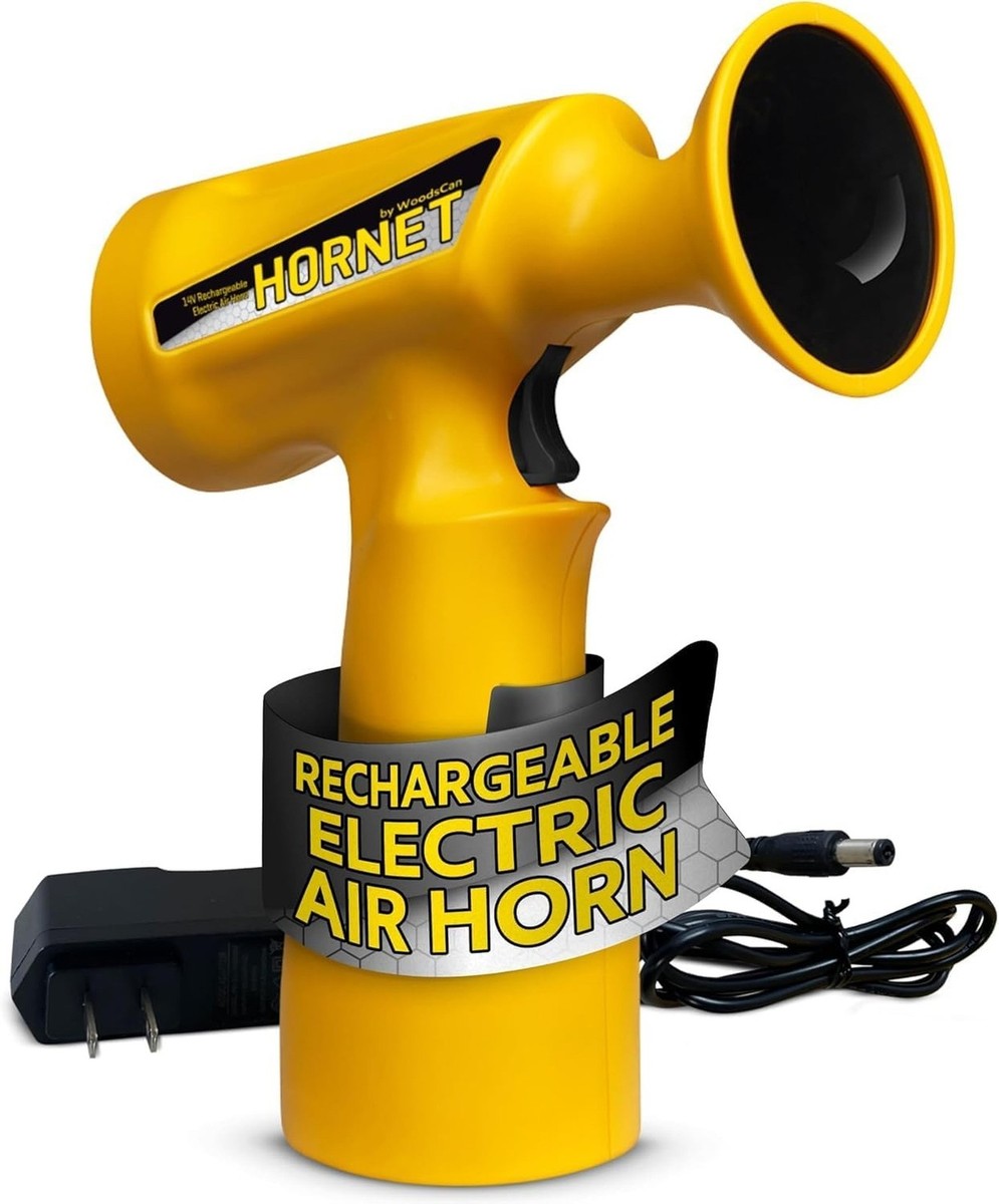 WoodsCan Hornet Sport – Rechargeable Electric Air Horn, 121dB