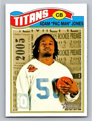 2005 Topps Heritage  Adam Pac Man Jones 348B