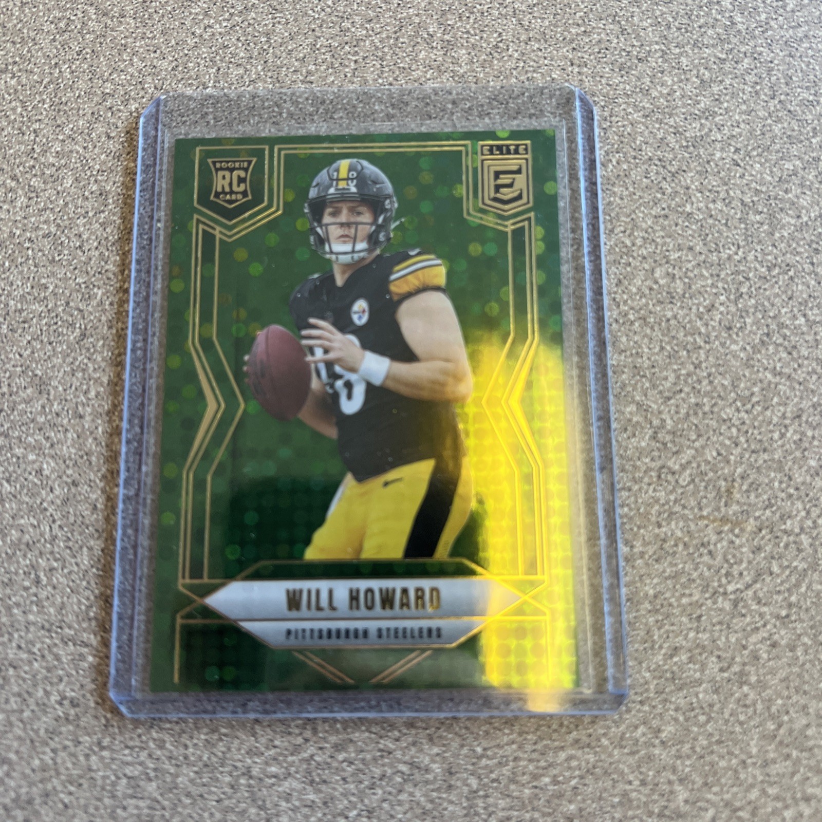 2025 Panini Donruss Elite - Rookies Will Howard #150 Green Disco (RC)