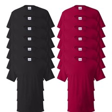 Hanes Mens Crew T Shirt Undershirts 12 Pack Super Value Cotton