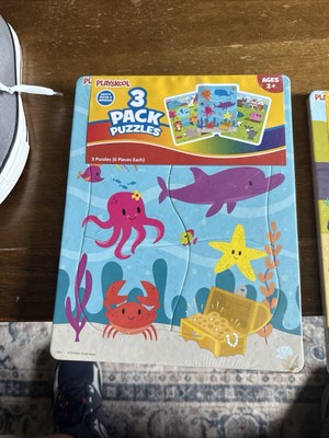 Playskool 3 Pack Puzzles NIB
