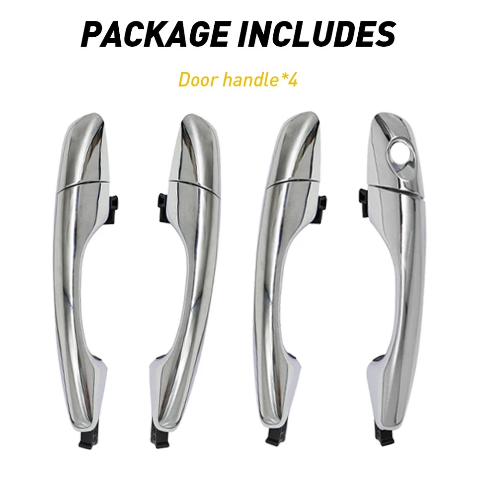 For 2016 2017 2018 2019-2020 Kia Sorento Left & Right Exterior Door Handles X4 - Image 4 of 4