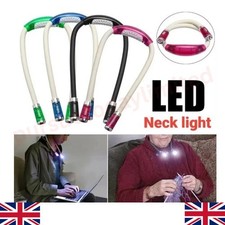 Hands-free Knitting Huglight Over Neck Flexible Reading Light Book LED Lamp