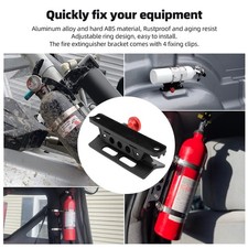 Fire Extinguisher Holder Fit For JK JL ATV UTV Adjustable Ring Fire Extingui NEW