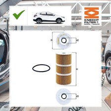 Knecht Ölfilter NISSAN QASHQAI II Geländewagen geschlossen (J11, J11_) 1.6 dCi