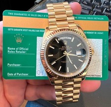 Rolex Day-Date President 40MM 18K gold 228238 Black Diagonal Oyster Perpetual 2