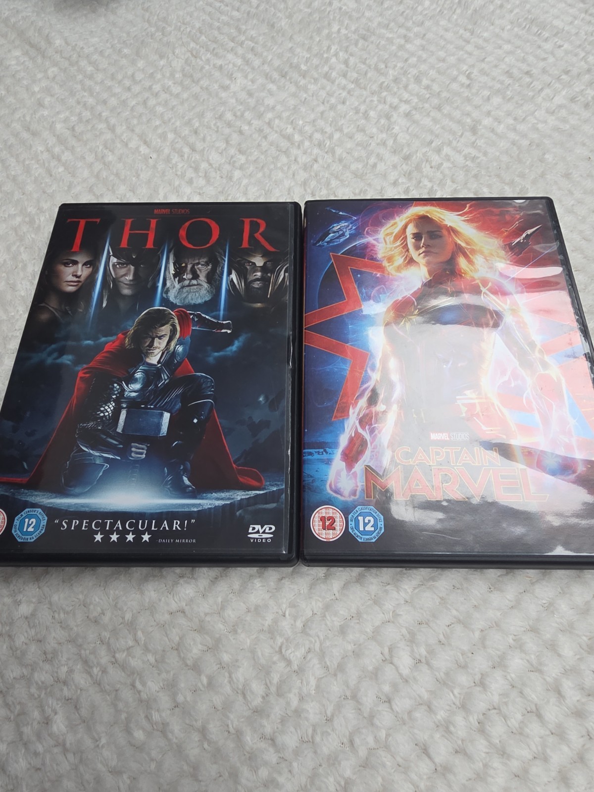 Marvel's Thor & Captain Marvel DVDs