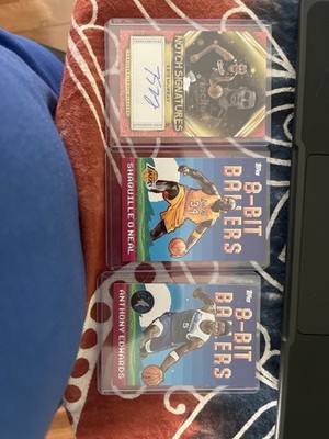 Topps Upper Deck NBA MLB Trading Card Lot 8 Autograph Rookie Bird O'Neal Soto