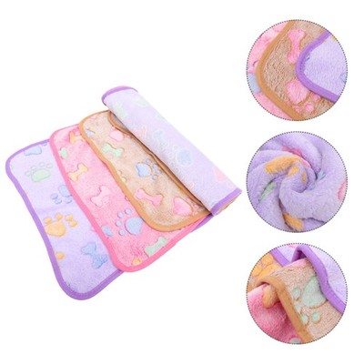 3 Pcs Haustierdecke Reisedecke Hamsterstreumatten Kleine Tierbettwäsche