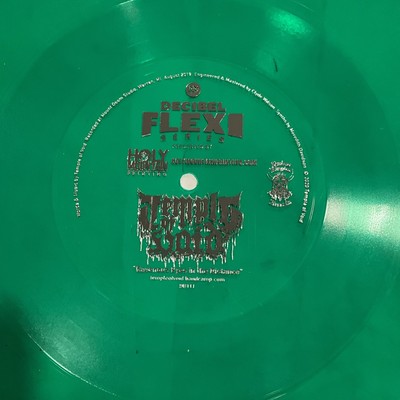Temple Of Void   Ravenous Eyes In The Distance 7'' 2020 Decibel Flexi-Disc Series