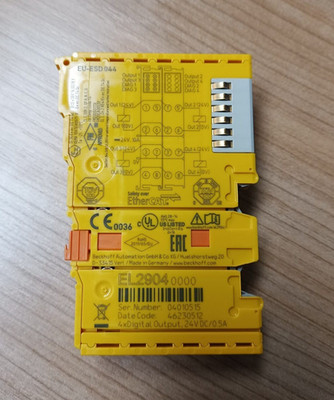 Beckhoff TWINSAFE DIGITALAUSGANG 4-KANAL, 2-L 0V, 0.5 A, EL2904