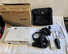 Acer P1173 DLP HD Projector, 3D ready, 3000 Lumens, with HDMI and power cables