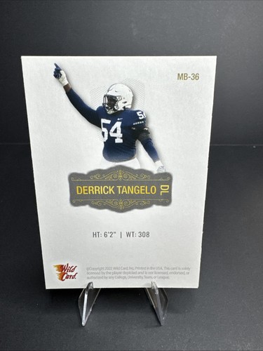 2022 Wild Card Matte #MB-34 Derrick Tangelo - Picture 2 of 10