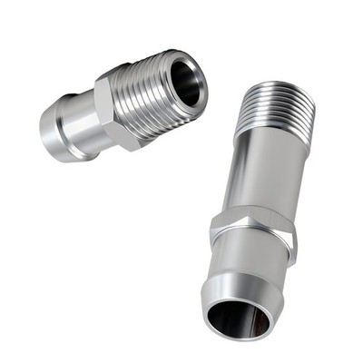 2x Upgraded Stainless Steel 1/2'' NPT Heater Hose Fittings & 5/8'' Intake Fitting