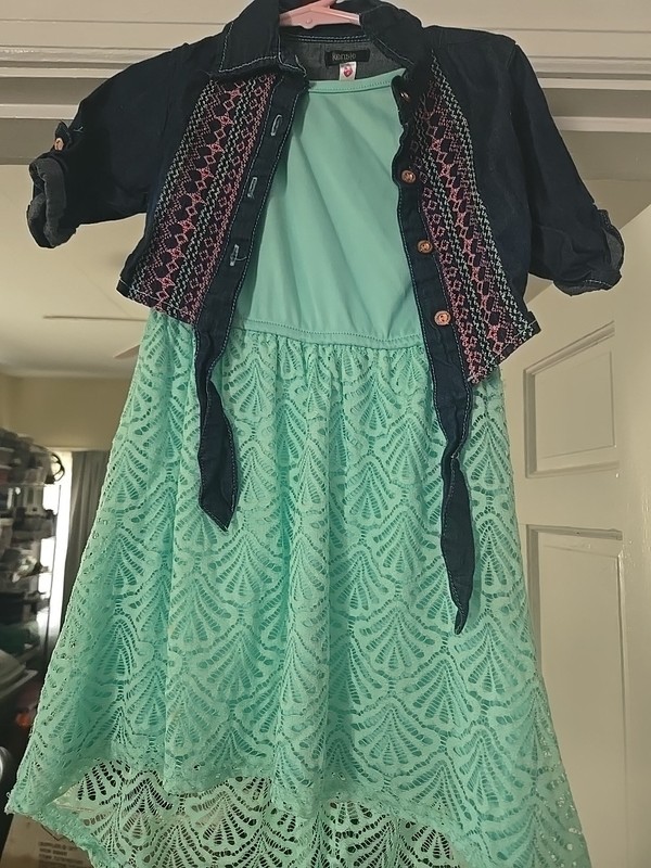 Girls Size 4 2 Pc Dress