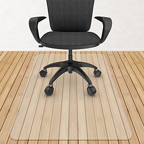 Hardwood Floor Chair Mat 46x60 Inches 2mm Thick Rectangle Office Mat