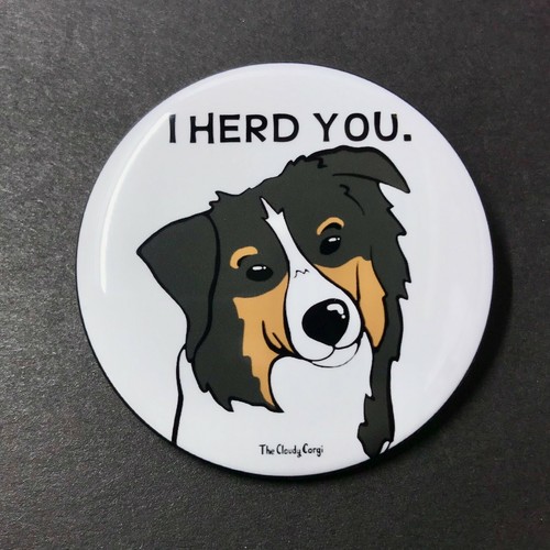 Australian Shepherd Dog Pinback Button Badge Set (3) Funny Gifts and Accessories - Picture 8 of 12