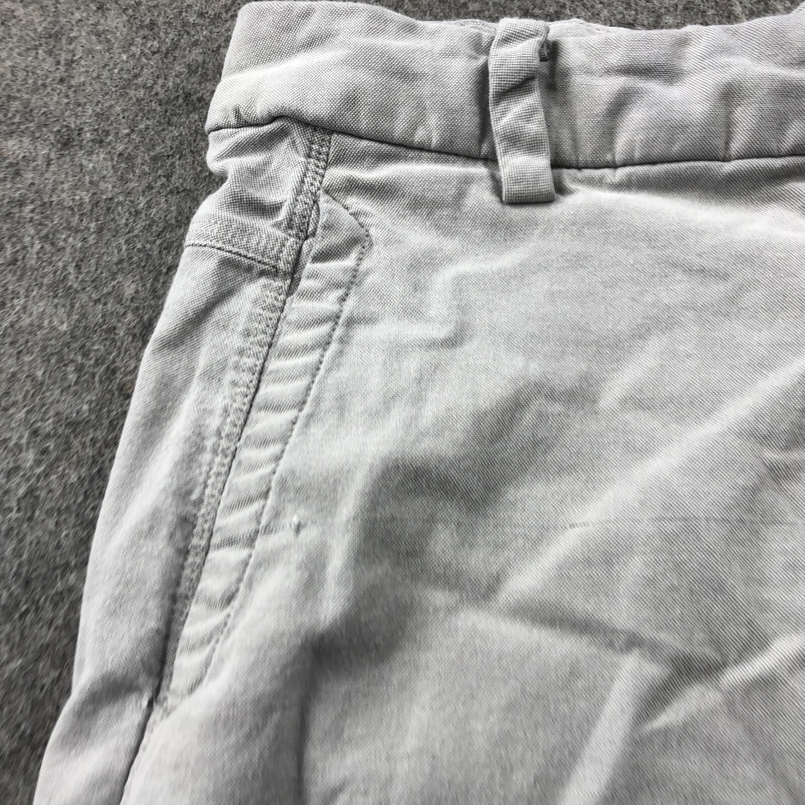 Lululemon Shorts Men 30 Gray Solid Flat Front Chi… - image 6