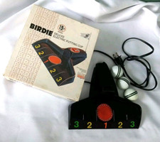 Vtg 19th Hole Birdie Deluxe Electric Putting Cup Model 1903 3 Golf Balls Works