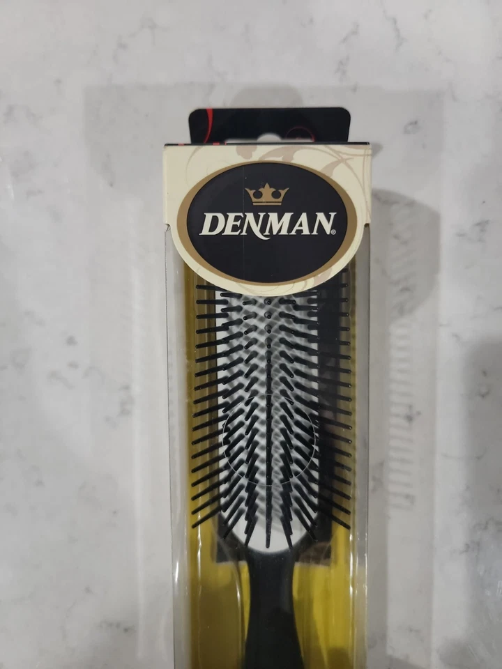 Denman Genuine Classic D3n Noir Medium 7 Row Styling  made in the United Kingdom - Image 2 of 4