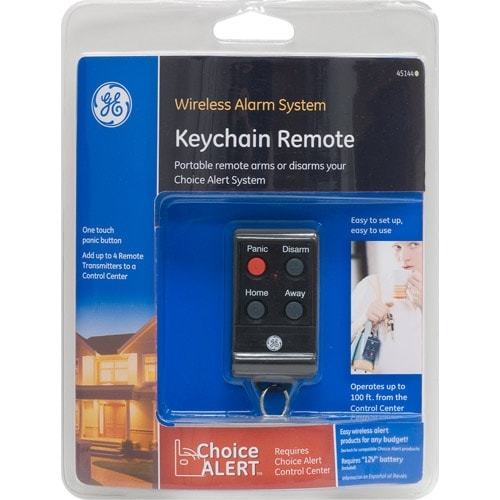 GE Choice Alert Wireless Alarm System Keychain Remote - Picture 3 of 3