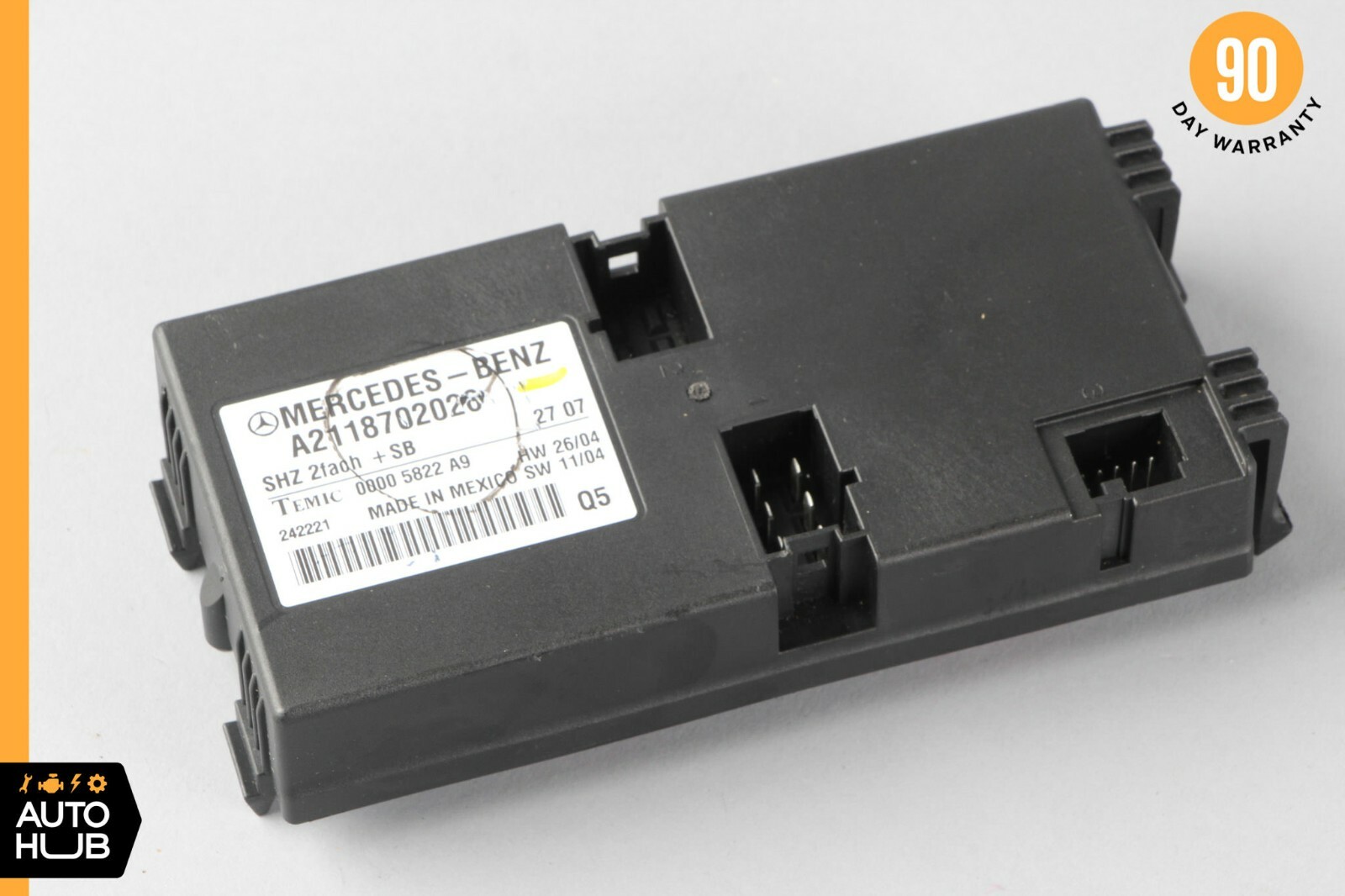 06-13 Mercedes W219 E350 R500 CLS550 Heated Seat Control Module 2118702026 OEM
