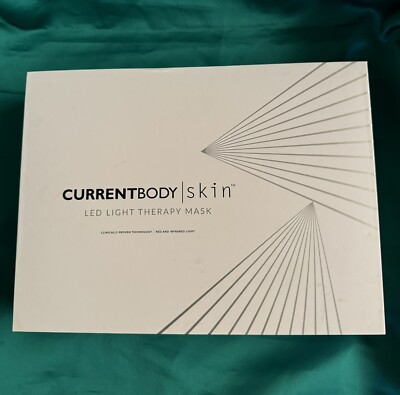 CurrentBody Skin LED Light Therapy Face Mask Series 1 - New In Box