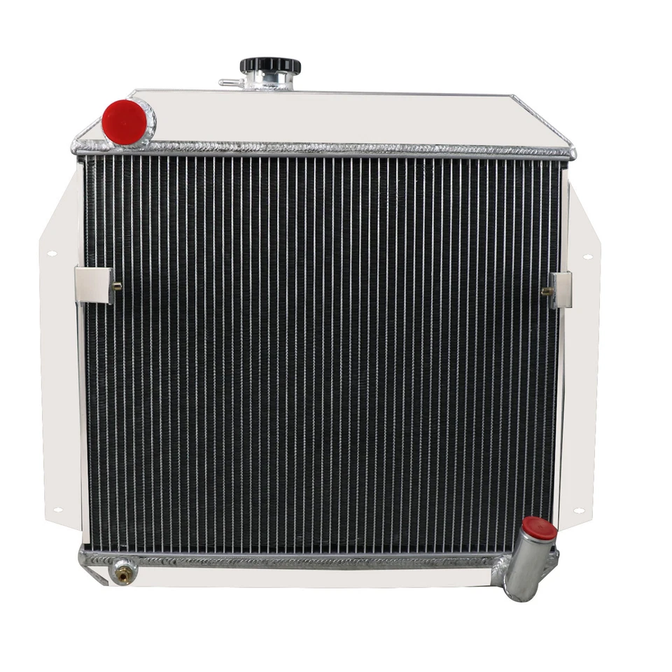 3 Row AluminumRadiator For 1955-1956 Plymouth Belvedere Fury Plaza Savoy 3.8L - Image 4 of 4