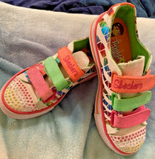 TWINKLE TOES by SKECHERS Light Up Shoes Size 2