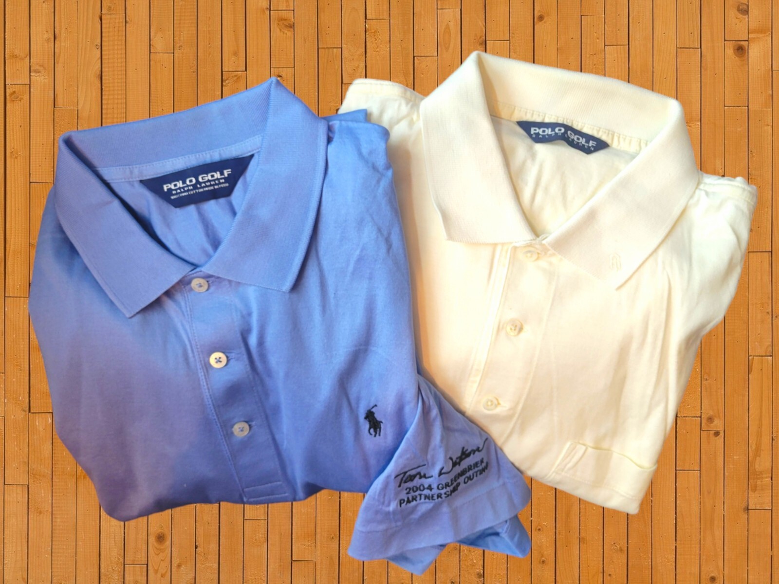 2 Vintage Ralph Lauren Polo Golf Shirts Greenbrie… - image 4