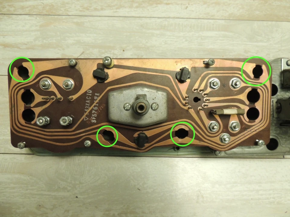 Cuadro de indicadores LED bombillas de tablero verde para Jeep 73 85 Wagoneer J10 J20 J30 Foto 2 de 2