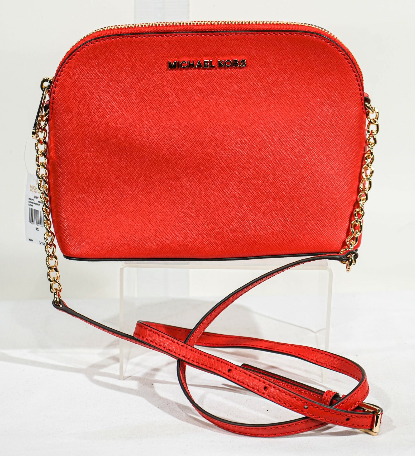 NWT Michael Kors Cindy Large Dome Crossbody Gem