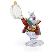 Swarovski Alice In Wonderland White Rabbit Disney Figurine 5670229