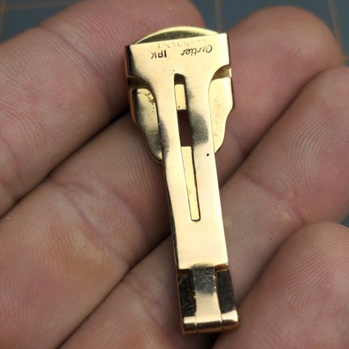 Cartier 18k Yellow Gold Deployment Buckle Clasp for 11mm Strap Ladies Watch - Picture 3 of 16