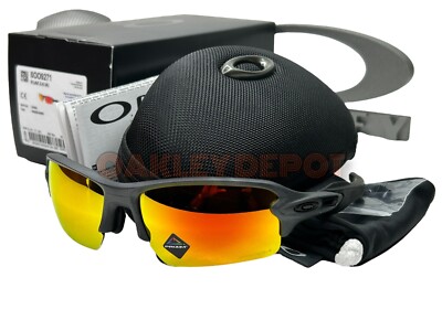 未使用 OAKLEY FLAK2.0(A) PRIZM RUBY OO9271 ✓🕶️ OAKLEY FLAK 2.0 009271 STEEL/PRIZM RUBY ASIAN FIT