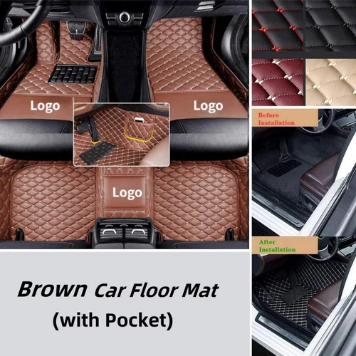 For Smart Fortwo-Forfour All Models Car Floor Mats Custom Liners No-Slip Carpets - Imagen 30 de 36
