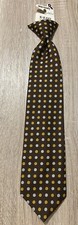 Vintage Wemlon Fabric Wembley Tie Clip on Necktie Lot Of 2 NWT