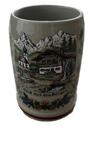 Austrian Stein 0.5L Original King In Really Good Condition Stoneware Beer Mug !!