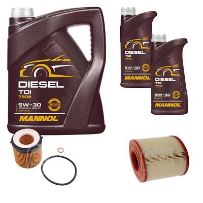 FEBI Inspektionspaket 7L MANNOL Diesel TDI 5W-30 für BMW X1 E84 xDrive28i
