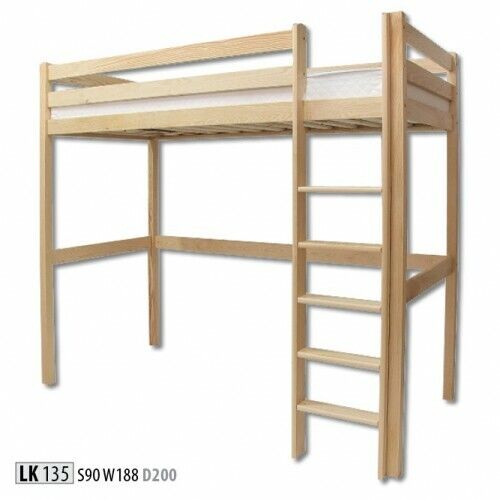 Lit bébé lit superposé échelle lit mezzanine meubles bois meubles lit superposé bois massif - Photo 1/2