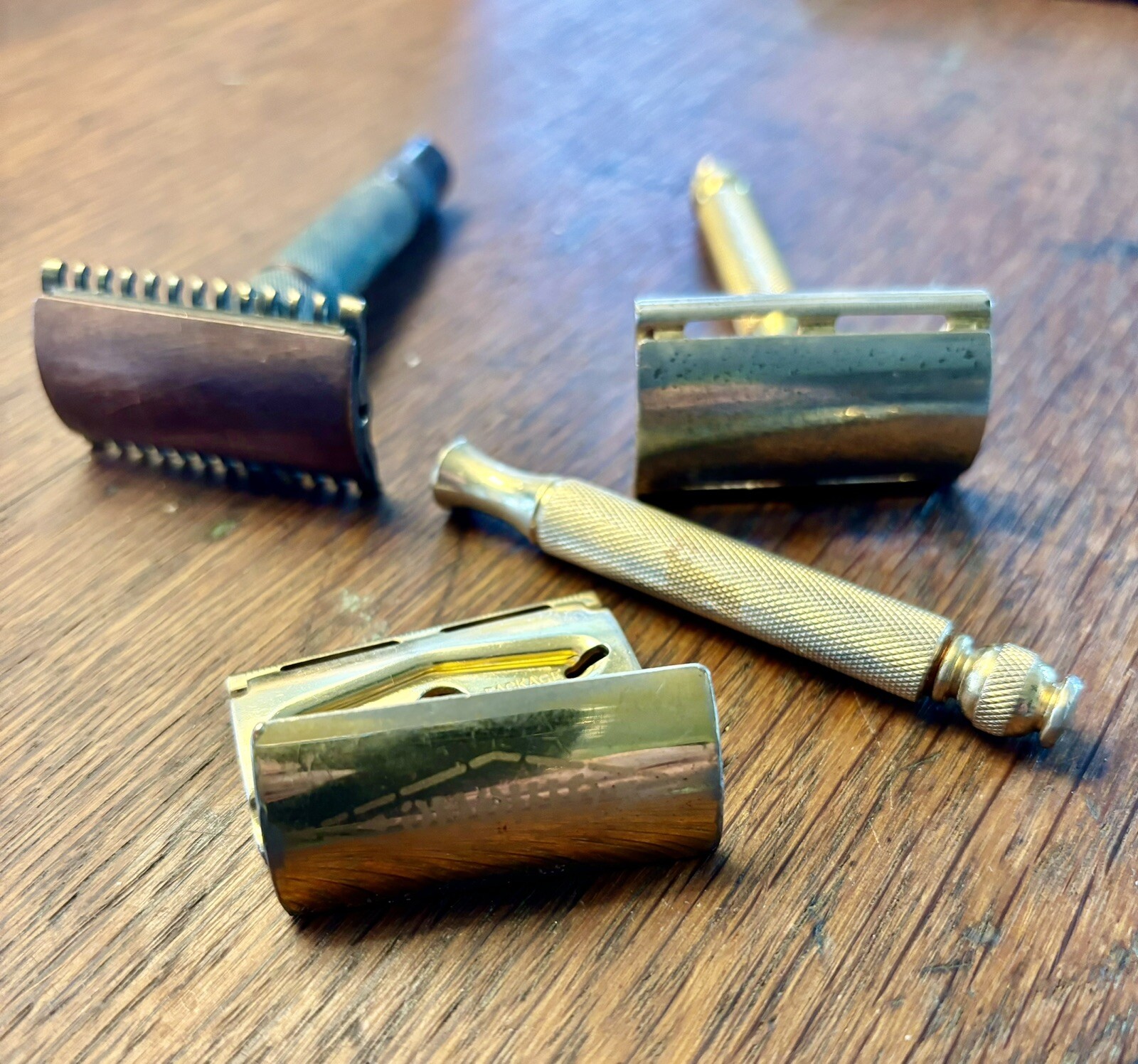 Lot of 3 Vintage Gillette Safety Razors. eBay