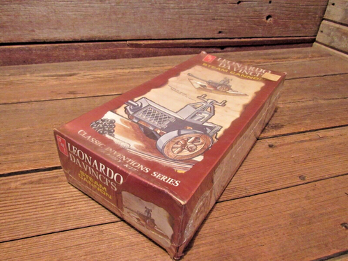VINTAGE AMT Leonardo Da Vinci's Steam Cannon L101 Model Kit - New in Sealed Box! - Picture 4 of 4