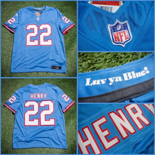 Koszulka Tennessee Titans Oilers Throwback Nike Vapor LTD F.U.S.E | NFL Henry rozmiar L - Zdjęcie 1 z 14