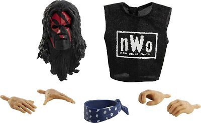 WWE ELITE FAN TAKEOVER X-PAC FIGURE NWO KANE MASK WCW WWF IN STOCK