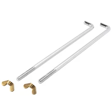 Cycle Standard Battery Hold Down Rod - Chrome - Early Harley 6 Volt Big Twins