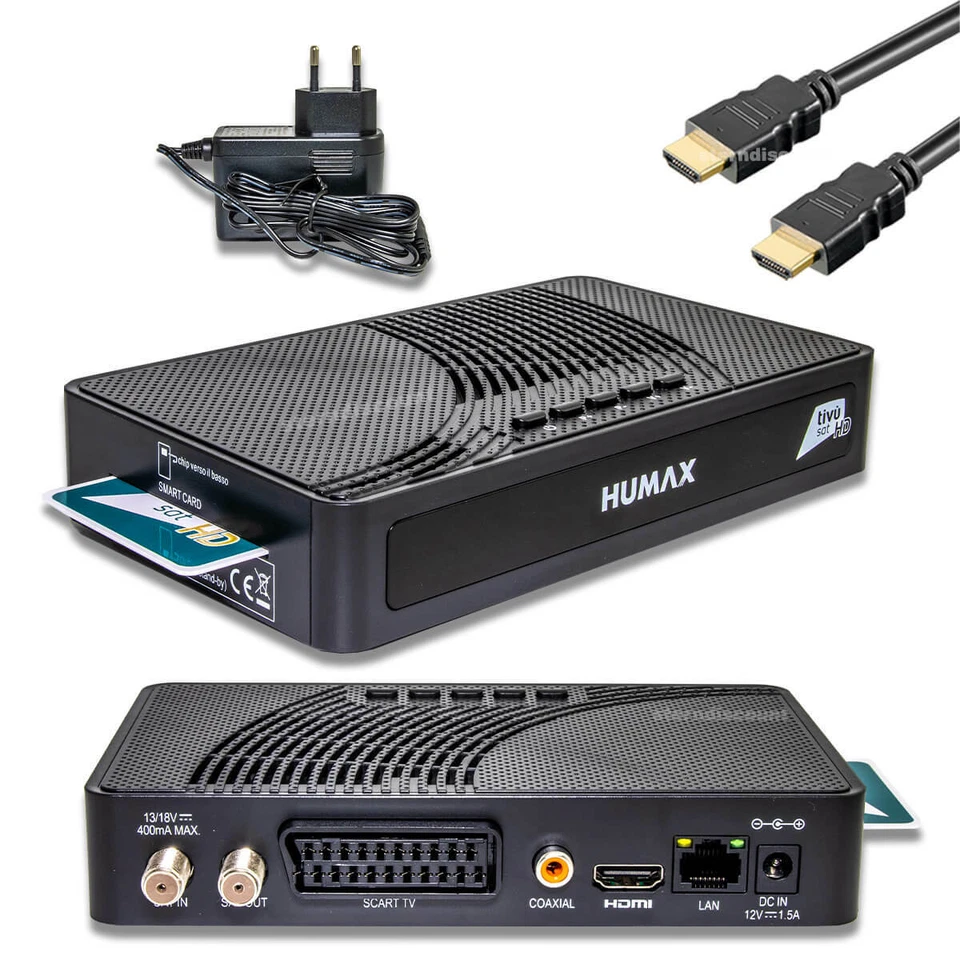 HUMAX TiVUMAX LT Ricevitore Tivusat HD + Smartcard aktiviert - Original Receiver - Bild 2 von 4